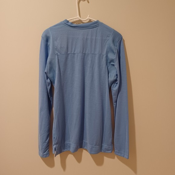 NEW Nike Dri-FIT Team Player Long Sleeve UV Football Shirt CW3539-448 Blue Sz S - Picture 6 of 8